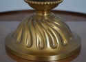 F68664: Regency Style Alabaster & Brass Table Lamp