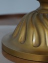 F68664: Regency Style Alabaster & Brass Table Lamp