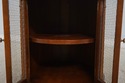 68648: HENREDON Round 2 Door Walnut Lamp Table