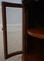 68648: HENREDON Round 2 Door Walnut Lamp Table