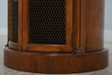 68648: HENREDON Round 2 Door Walnut Lamp Table