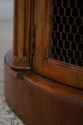 68648: HENREDON Round 2 Door Walnut Lamp Table