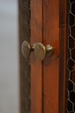 68648: HENREDON Round 2 Door Walnut Lamp Table