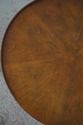 68648: HENREDON Round 2 Door Walnut Lamp Table