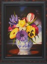 LF73313: P.DEVAUD Petit Bouquet Oil On Canvas Pain