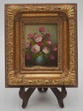 F73225: Pair Of Floral Still Life Oil On Board Pai