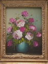 F73225: Pair Of Floral Still Life Oil On Board Pai