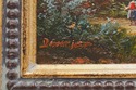 LF73332: Pair Of Oil On Board Landscape Paintings 