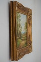 F73328: Framed Oil On Canvas Landscape Tree Painti