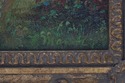F73328: Framed Oil On Canvas Landscape Tree Painti