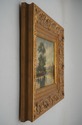 F73329: Oil On Board Landscape Riverside Painting 