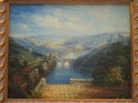 F73330: European Valley Oil On Canvas City By Rive