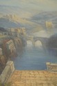 F73330: European Valley Oil On Canvas City By Rive