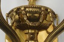 F73308: Pair Brass French Regency Style Lighted Wa
