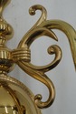 F73307: Pair Colonial Williamsburg Style Brass Lig