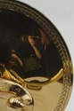 F73307: Pair Colonial Williamsburg Style Brass Lig