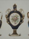 LF73314: Pair MASION QUANTIN French Sevres Hand Co