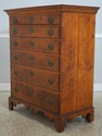 LF73272: Antique  American Maple 6 Drawer Chest