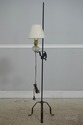 LF73350: Vintage Colonial Style Iron & Hobnail Gla