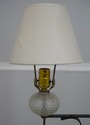 LF73350: Vintage Colonial Style Iron & Hobnail Gla