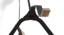 LF73350: Vintage Colonial Style Iron & Hobnail Gla