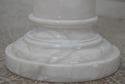 F73296: Italian Neoclassical White Marble Pedestal