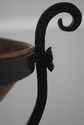 LF73352: Wrought Iron Base 19th Century Copper Bas