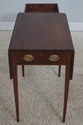 F73343: Antique 19th C. Mahogany Drop Leaf Pembrok