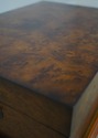 L73338: Burl Wood Lidded Box On Stand