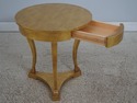 73336: Gold Painted 2 Tier 1 Drawer Empire End Tab
