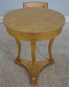 73336: Gold Painted 2 Tier 1 Drawer Empire End Tab