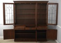 73244: STICKLEY Mission Oak Leaded Glass China Cab
