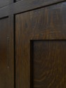 73244: STICKLEY Mission Oak Leaded Glass China Cab