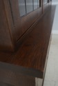 73244: STICKLEY Mission Oak Leaded Glass China Cab