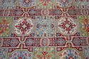 F73206: Vintage Turkish Geometric Approx. 5x7 Area