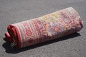 F73206: Vintage Turkish Geometric Approx. 5x7 Area