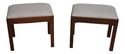 64499EC: Pair STICKLEY Chippendale Style Cherry Ot