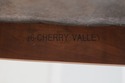 64499EC: Pair STICKLEY Chippendale Style Cherry Ot