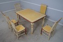 LF68060: Country Paint Decorated Dining Room Table