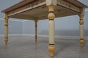 LF68060: Country Paint Decorated Dining Room Table
