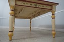 LF68060: Country Paint Decorated Dining Room Table