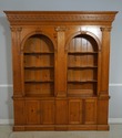 68230: BAKER Large Pine 2 Piece Open Bookcase Cabi