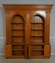 68230: BAKER Large Pine 2 Piece Open Bookcase Cabi