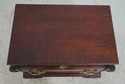 68377: Pair CENTURY Bombe Base Mahogany Nightstand