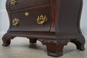 68377: Pair CENTURY Bombe Base Mahogany Nightstand