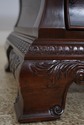 68377: Pair CENTURY Bombe Base Mahogany Nightstand