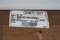 68377: Pair CENTURY Bombe Base Mahogany Nightstand