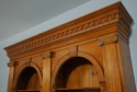 68230: BAKER Large Pine 2 Piece Open Bookcase Cabi