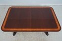 L67674: BAKER Neoclassical Mahogany Dining Room Ta