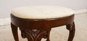 L36341: Vintage Mahogany Oval Chippendale Style Fo